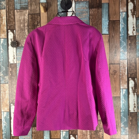 Liz Baker Fuchsia Textured Blazer - Picture 13 of 15